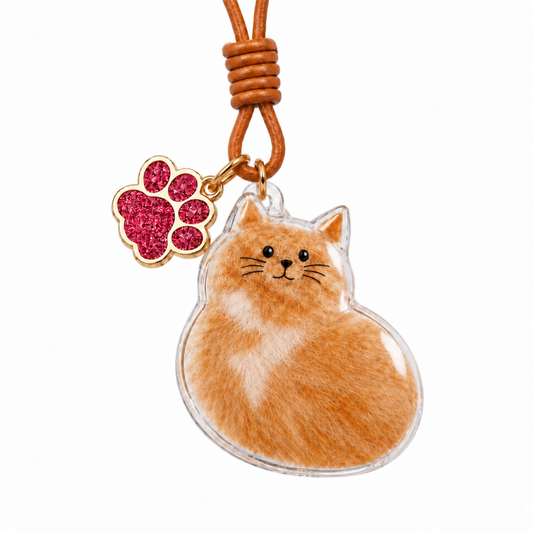 Llavero para guardar pelo de gato